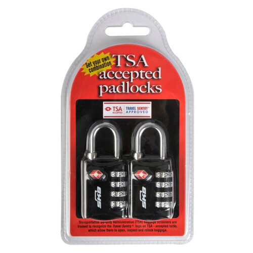 TSA Combination Padlock - 2 Pack