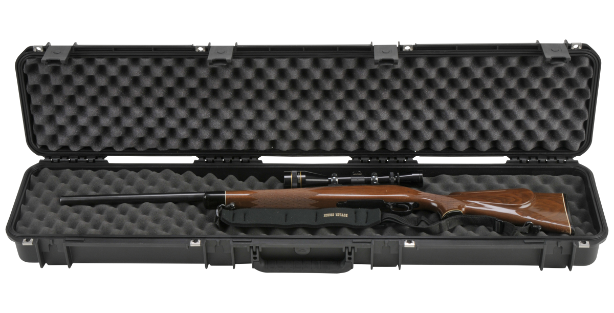 SKB Cases 3i-4909-5B-L iSeries Single Rifle Case Black Layered Foam 
