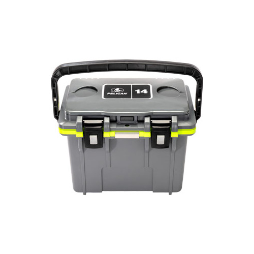 Pelican 14QT Personal Cooler [Colour: Dark Gray / Green]